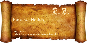 Rocska Nedda névjegykártya